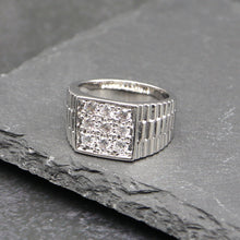 Load image into Gallery viewer, BJ235 Men&#39;s Rhodium Ring
