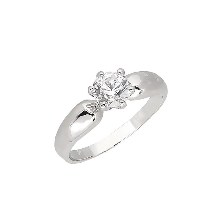 BJ408 Women's Rhodium Ring