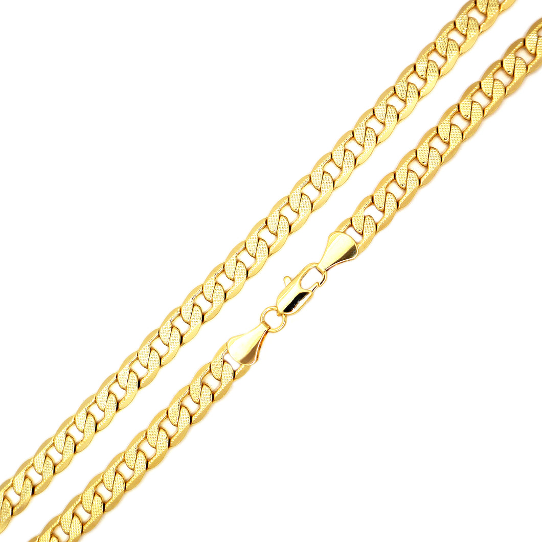 BQ112 5MM Frosted Cuban Chain