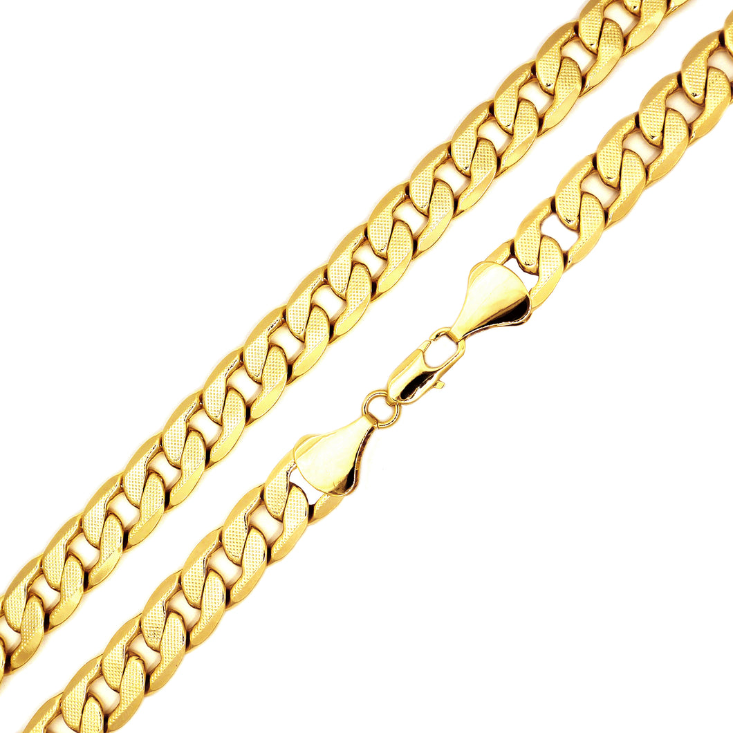 BQ118 8MM Frosted Cuban Chain