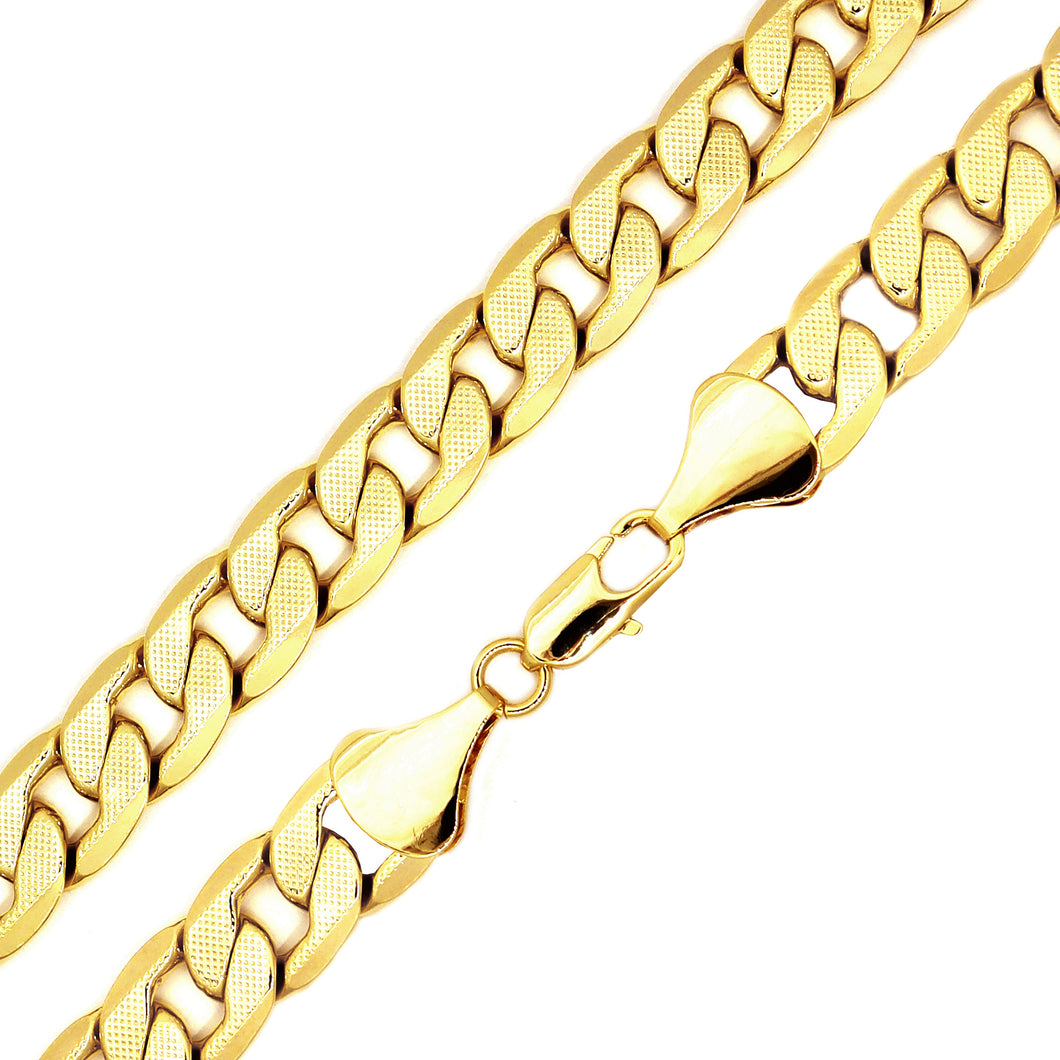 BQ310 12MM Frosted Cuban Chain