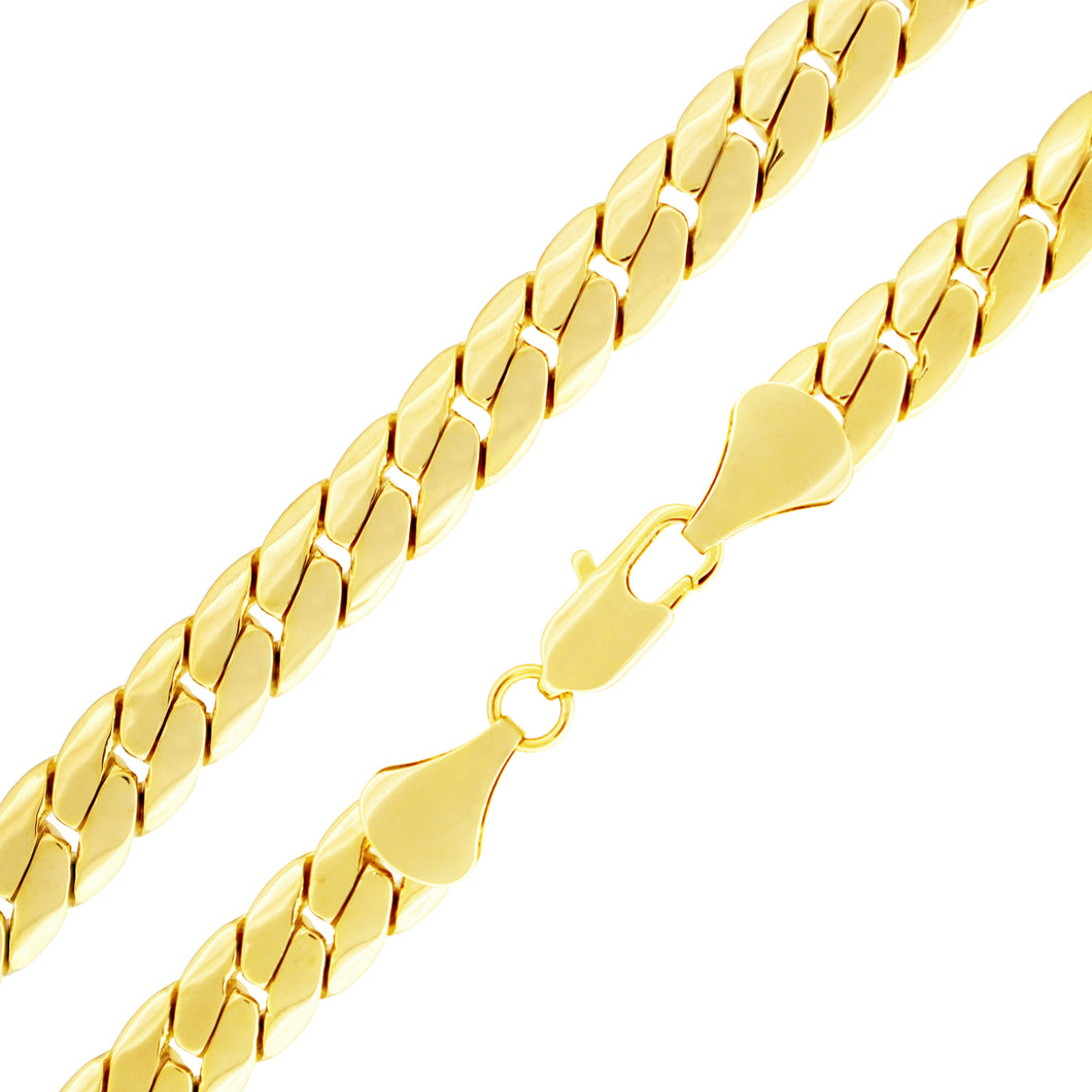 BR123 10MM Gold Miami Cuban Chain