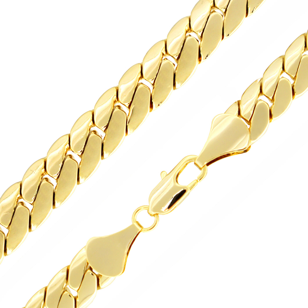 BR130 12MM Gold Miami Cuban Chain