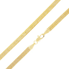 Load image into Gallery viewer, C1500 4MM Gold Herringbone Chain
