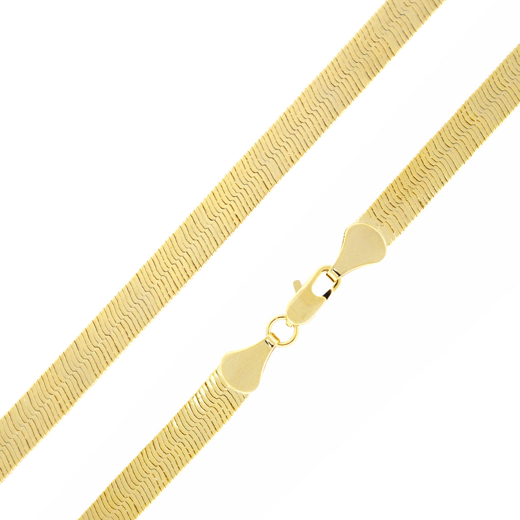 C2000 5MM Gold Herringbone Chain