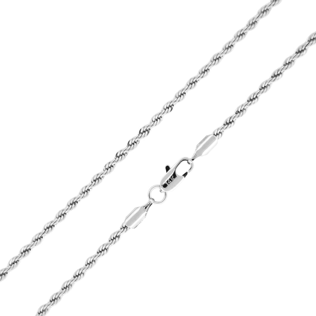S400 3MM Silver Rope Chain