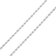Cargar imagen en el visor de la galería, S400 3MM Silver Rope Chain
