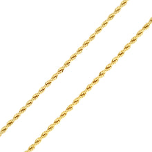 Cargar imagen en el visor de la galería, C400 3MM Gold Rope Chain
