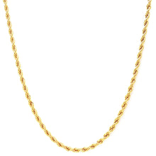 Cargar imagen en el visor de la galería, C401 4MM Gold Rope Chain
