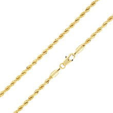 Cargar imagen en el visor de la galería, C401 4MM Gold Rope Chain
