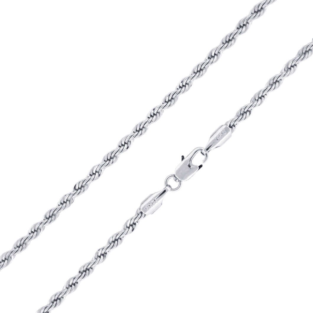 S401 4MM Silver Rope Chain