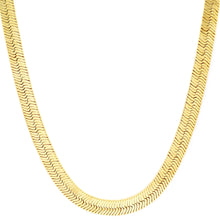 Cargar imagen en el visor de la galería, C7000 14MM Gold Herringbone Chain
