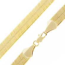 Cargar imagen en el visor de la galería, C7000 14MM Gold Herringbone Chain
