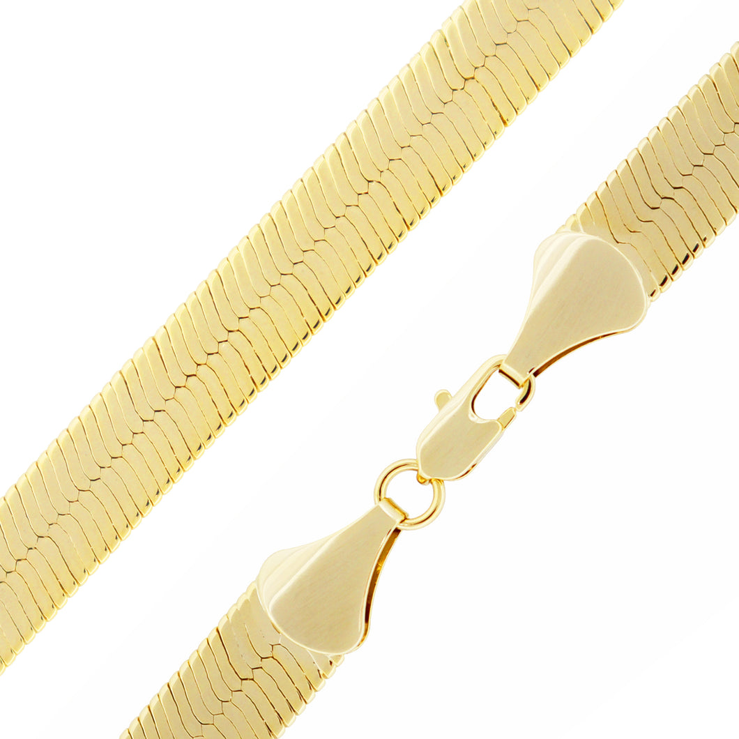 C7000 14MM Gold Herringbone Chain