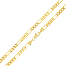 Load image into Gallery viewer, DC110 4MM Gold Diamond Cut Figaro Chain
