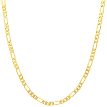 Load image into Gallery viewer, DC110 4MM Gold Diamond Cut Figaro Chain
