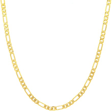 Load image into Gallery viewer, DC112 5MM Gold Diamond Cut Figaro Chain
