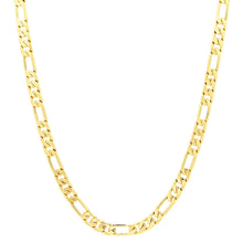 Cargar imagen en el visor de la galería, DC114 6MM Gold Diamond Cut Figaro Chain
