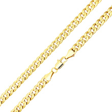 Cargar imagen en el visor de la galería, DG1996 6MM Concave Textured Cuban Chain
