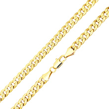 Cargar imagen en el visor de la galería, DG1998 7MM Concave Textured Cuban Chain
