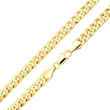 Cargar imagen en el visor de la galería, DG1999 8MM Concave Textured Cuban Chain
