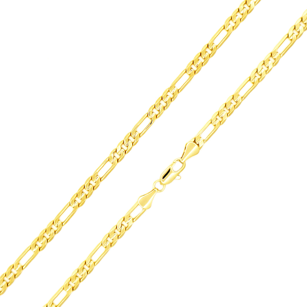 FG110 4MM Concaved Figaro chain