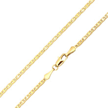 Cargar imagen en el visor de la galería, GW301 2MM Gold Thin Mariner Chain
