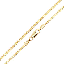 Cargar imagen en el visor de la galería, GW304 2MM Gold Thin Mariner Chain
