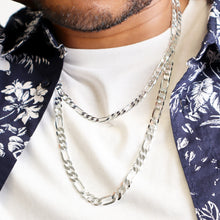 Cargar imagen en el visor de la galería, SDC123 10MM Diamond Cut Figaro Chain
