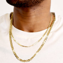 Load image into Gallery viewer, J4500 9MM Diamond Cut Mariner Chain
