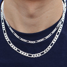 Load image into Gallery viewer, SDG112 5MM Concave Textured Figaro Chain
