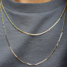 Cargar imagen en el visor de la galería, GW301 2MM Gold Thin Mariner Chain
