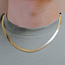 Load image into Gallery viewer, C1500 4MM Gold Herringbone Chain
