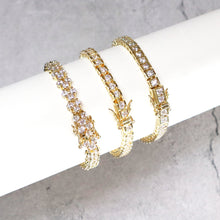 Cargar imagen en el visor de la galería, IS003 Gold Tennis Bracelet
