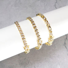 Cargar imagen en el visor de la galería, IS009 Gold Tennis Bracelet
