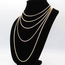 Cargar imagen en el visor de la galería, SN1.4G Gold Snake Chain
