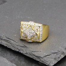Cargar imagen en el visor de la galería, BJ209 Men&#39;s Gold Ring

