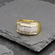 Cargar imagen en el visor de la galería, BJ219 Men&#39;s Gold Ring
