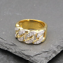 Cargar imagen en el visor de la galería, BJ242 Men&#39;s Gold Ring
