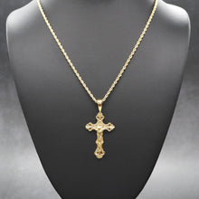 Cargar imagen en el visor de la galería, PG041 GOLD CROSS CHARM
