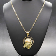Cargar imagen en el visor de la galería, PG304 GOLD JESUS FACE CHARM
