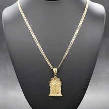 Load image into Gallery viewer, PG012C GOLD JESUS CHARM
