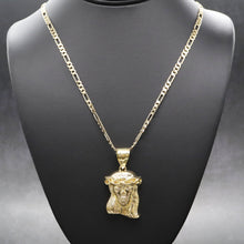Cargar imagen en el visor de la galería, PG802 GOLD JESUS FACE CHARM
