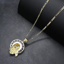 Cargar imagen en el visor de la galería, PG304 GOLD JESUS FACE CHARM
