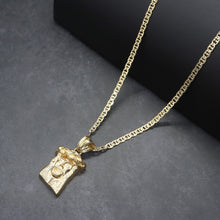 Load image into Gallery viewer, PG803 GOLD JESUS FACE CHARM
