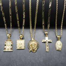 Load image into Gallery viewer, PG235 GOLD JESUS CHARM
