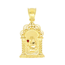Load image into Gallery viewer, PG012B GOLD JESUS CHARM
