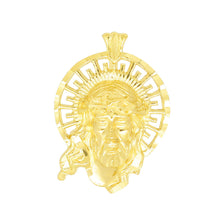 Cargar imagen en el visor de la galería, PG060L GOLD JESUS FACE CHARM
