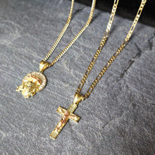 Load image into Gallery viewer, PG230 GOLD CROSS CHARM
