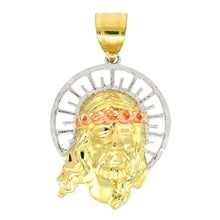 Cargar imagen en el visor de la galería, PG304 GOLD JESUS FACE CHARM

